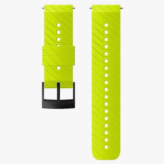 Suunto 24mm Athletic 3  Silicone Strap - Lime/Black ( SS050157000 )