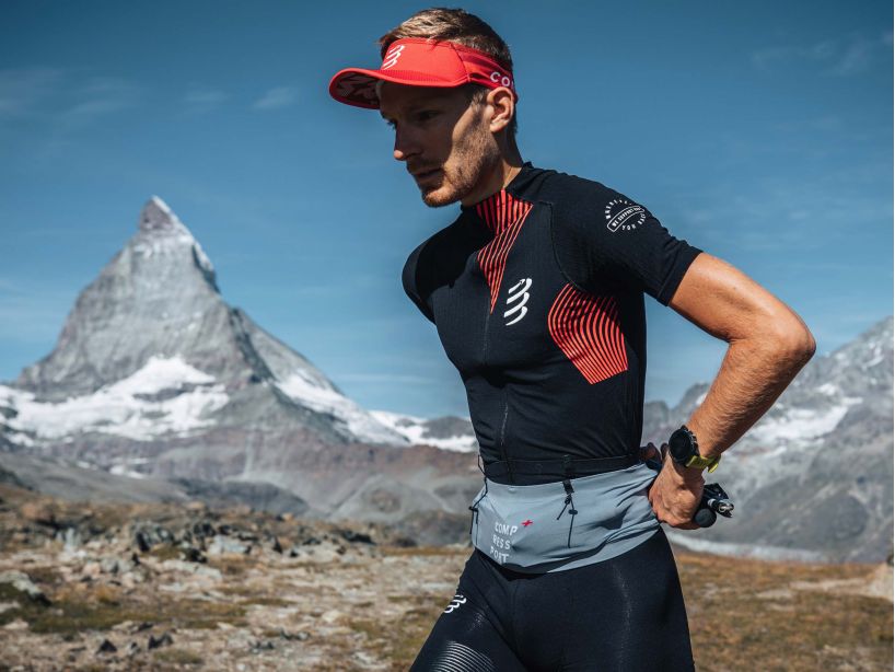 Compressport Unisex Free Belt Pro Trade Wind/White - CU00011B_106