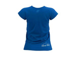 Compessport Women's Training Tshirt SS - Mont Blanc 2022 - Blue