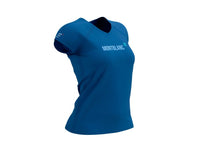 Compressport Women's Training Tshirt SS Mont Blanc 2021:Blue - AW00107L_500