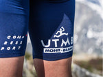 Compessport Men's Ultra-Trail Under Control Short - UTMB 2022 - Blue