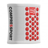 COMPRESSPORT SWEATBANDS 3D.DOTS - WHITE (PAIR) (WSTV2-00RD-TU)