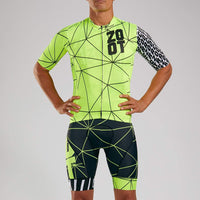ZOOT MEN'S CYCLE AERO JERSEY - NEON RACING
