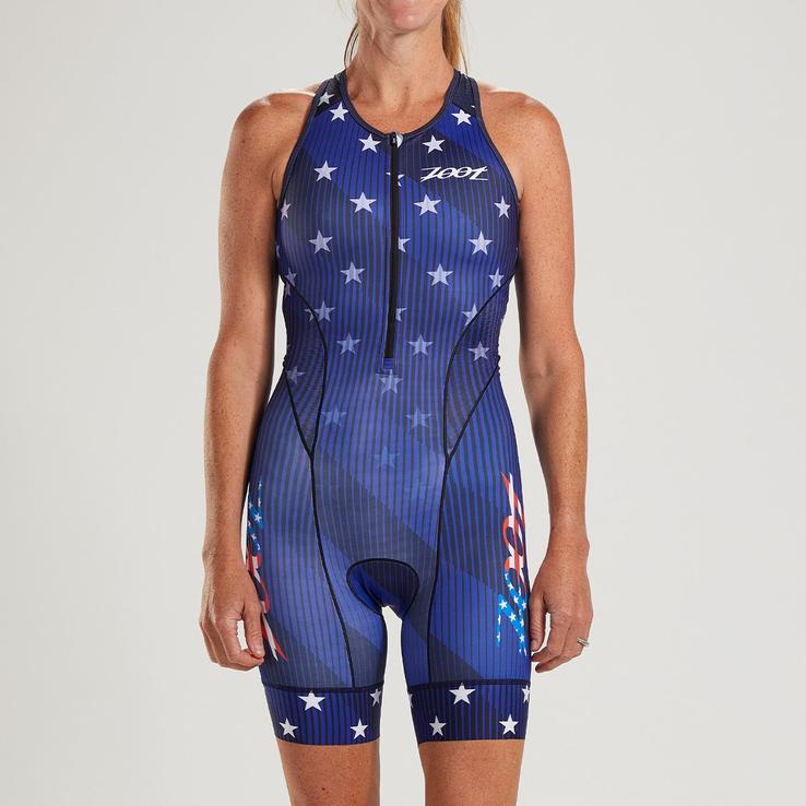ZOOT Women's LTD Tri Racesuit - Stars & Stripes