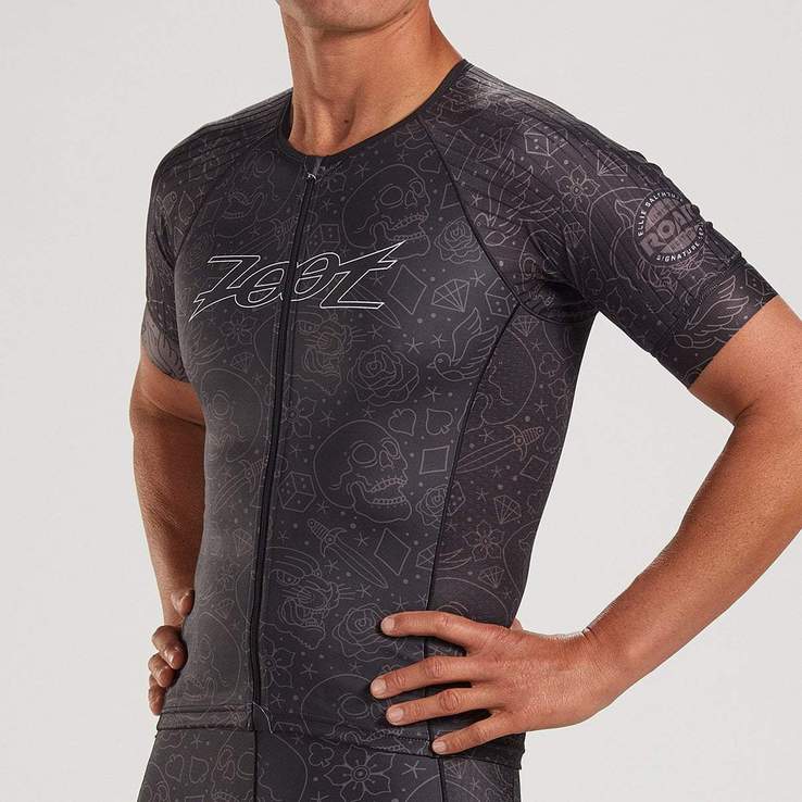 ZOOT Men's LTD Tri Aero Jersey - Black Roar